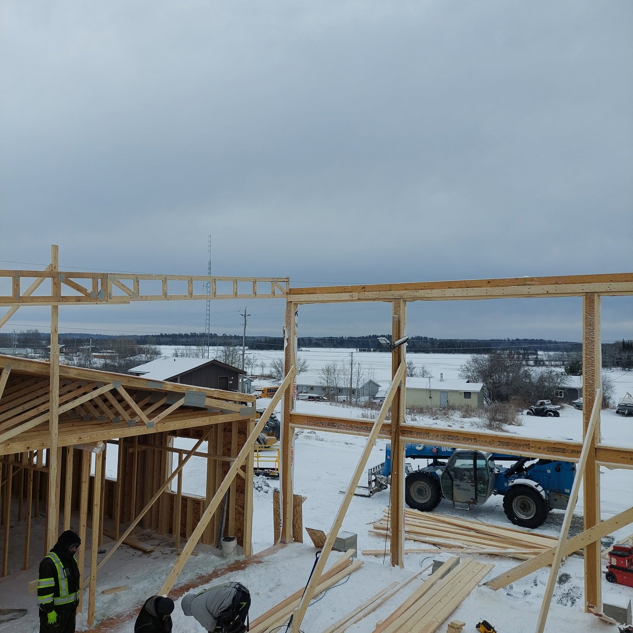 Elevated framing view across Ontario landscape